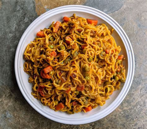 Vegetable Masala Maggi Recipe | Masala Maggi Noodles - VegeCravings