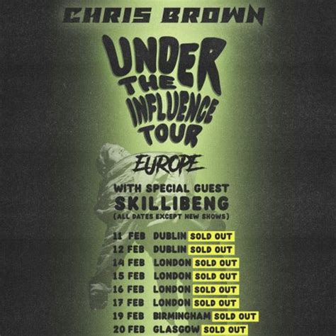 Stream Chris Brown under the influence uk tour Part 1 by DeeJay ...