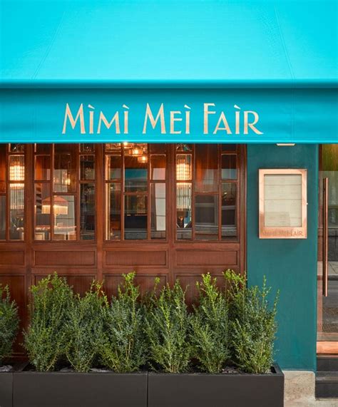 MiMi Mei Fair Restaurant Mayfair Celebrating Chinese Culinary Arts ...