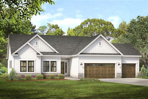 Small Ranch Home Plans With Garage - 1111 1680 Houseplans Beds ...