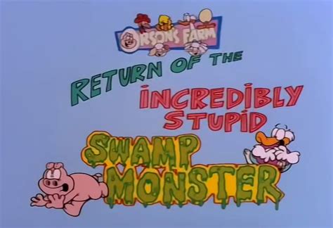 Return of The Incredibly Stupid Swamp Monster | Garfield Wiki | Fandom