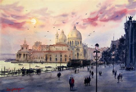 Watercolor Paintings Venice Gallery.Venice Italy watercolour