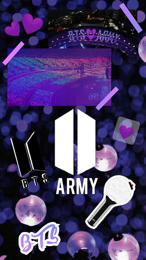 Download BTS Army Purple Fan Art Wallpaper | Wallpapers.com