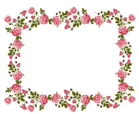 Free download Border Frame Rose Flower free image [1600x1311] for your ...