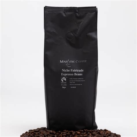 Niche Fairtrade Espresso Beans - 1kg - Majestic Coffee