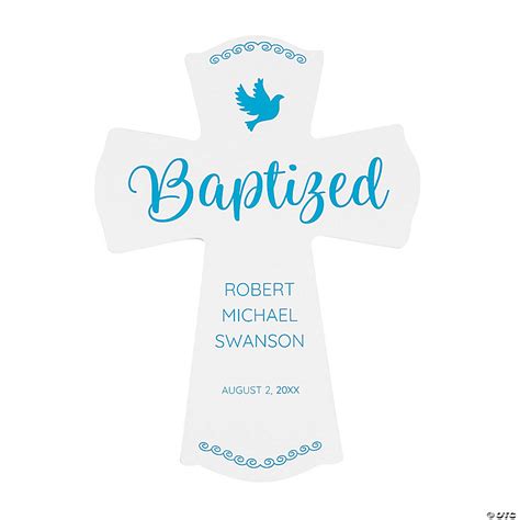 Personalized Baptism Cross | Oriental Trading