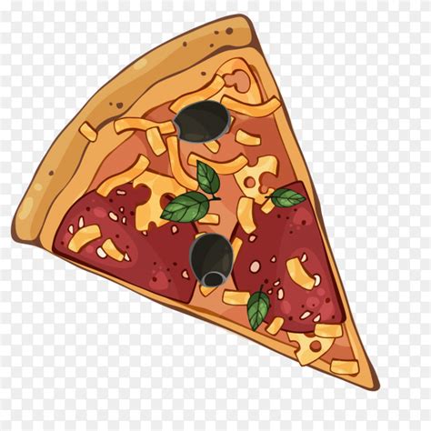 Delicious pizza slice vector free download PNG - Similar PNG