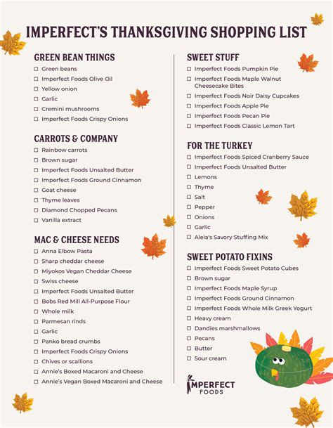 Imperfect’s Thanksgiving Shopping List - The Whole Carrot