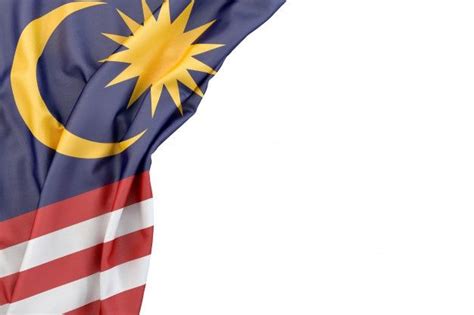 Malaysia Flag in Space Premium Photo