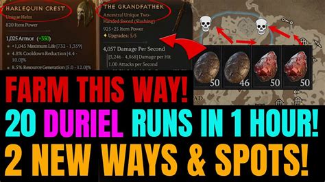 Season 2: NEW Uber Duriel Farming Methods & Tricks! | Diablo 4 - YouTube