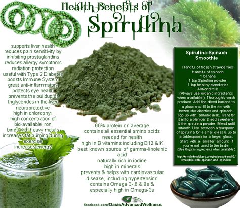 Health Benefits of Spirulina