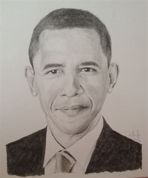 Barack Obama Drawing at GetDrawings | Free download