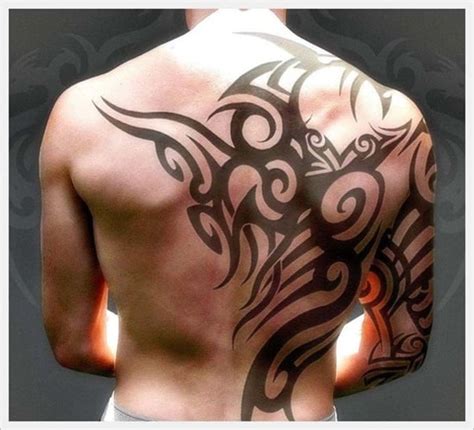 35 Tribal Back Tattoo Designs