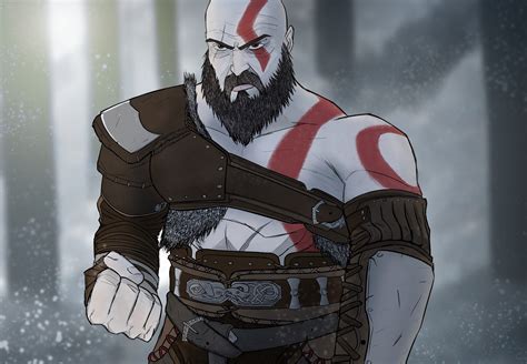 ArtStation - Kratos FanArt