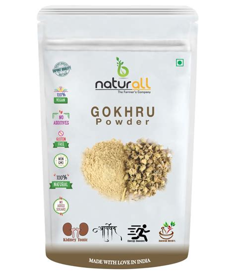 BNaturall Gokhru Seeds Powder | Tribulus Terrestris Powder 500 gm Pack ...