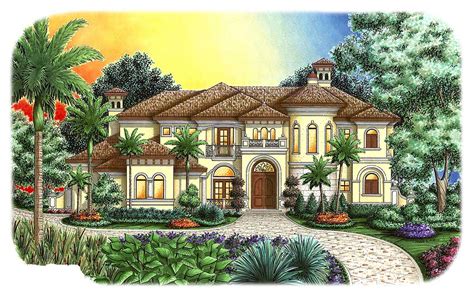 Stunning Tuscan House Plan - 66276WE | Architectural Designs - House Plans