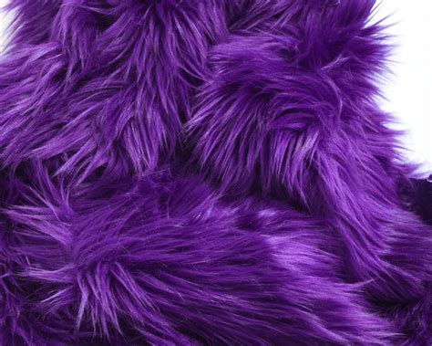 Purple Cosplay Fur : Fuzzy Purple Fur, Purple Fur Fabric, Fluffy Purple ...