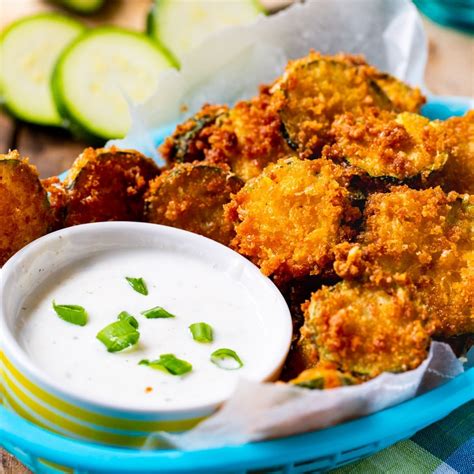 Fried Zucchini Chips - Spicy Southern Kitchen