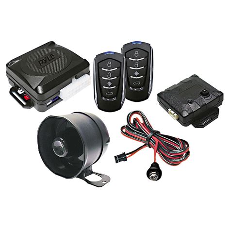 PYLE PWD701 - Car Alarm Security System - 2 Transmitters w/ 4 Button ...