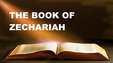 THE BOOK OF ZECHARIAH CHAPTER 1 VERSE 1-21 OLD TESTAMENT THE HOLY BIBLE ...