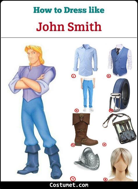 John Smith Costume for Cosplay & Halloween 2021