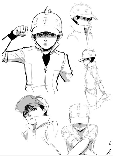 Sketsa Boboiboy Galaxy - Satu Trik