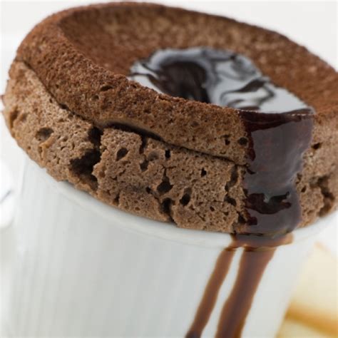 Chocolate Souffle And Chocolate Sauce Recipe