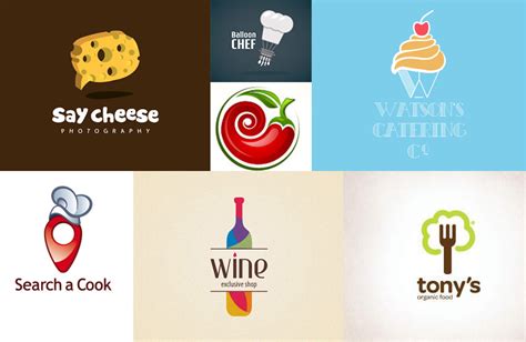 Today's inspiration - 10 Food logos