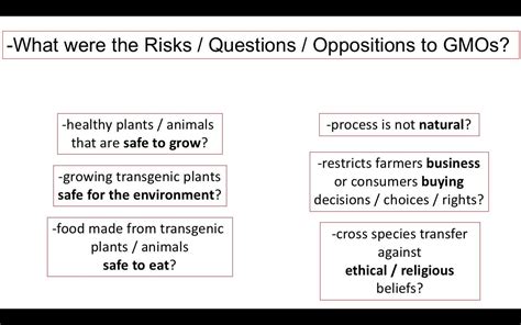 Risks, Benefits, and Regulation of GMOs | MediaHub | University of ...