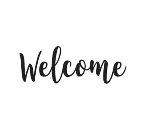 Welcome SVG Welcome Script SVG Welcome Cursive SVG Welcome | Etsy