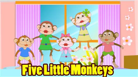 Five Little Monkeys Jumping On The Bed Lyrics Youtube - Bed Western