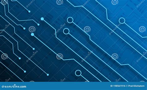 Circuit Technology Background Stock Vector - Illustration of electric ...