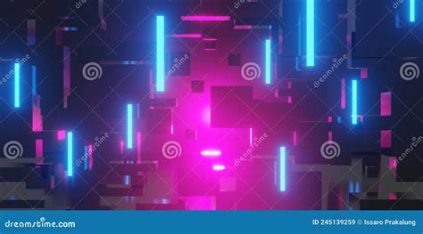 Gaming Background Abstract, Cyberpunk Style of Gamer Wallpaper, Neon ...