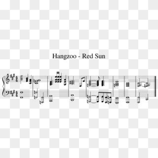 Red Sun Intro Sheet Music For Piano Download Free In - Sheet Music, HD ...