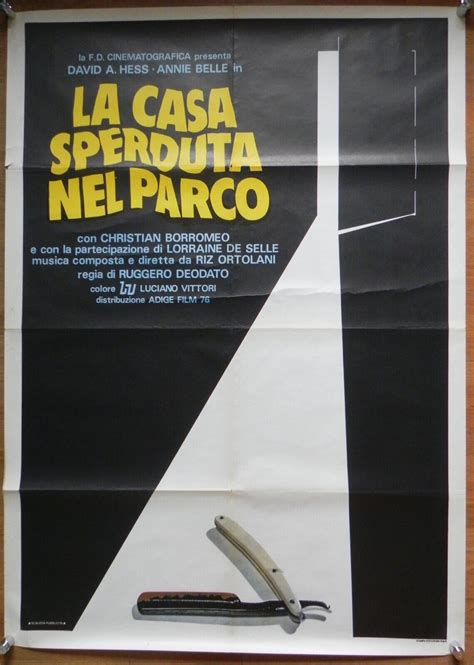 House on the Edge of the Park 1980 Italian 2F Poster Ruggero Deodato ...