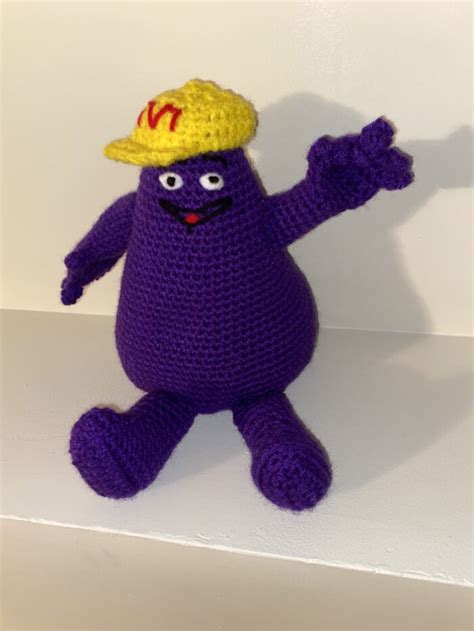 GRIMACE TOY - Nana's Crochet Shoppe