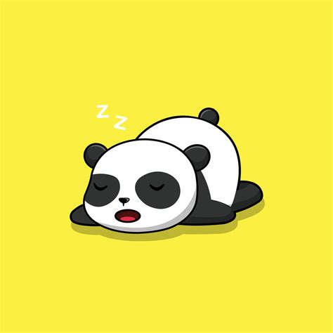 Cute Panda Sleeping 3244452 Vector Art at Vecteezy