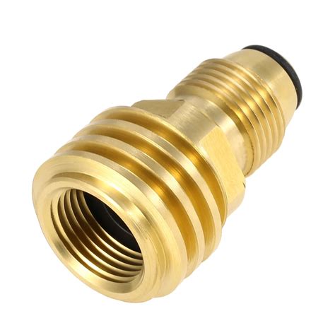 Suzicca Propane Tank Adapter Solid Brass Regulator Valve Safety POL ...