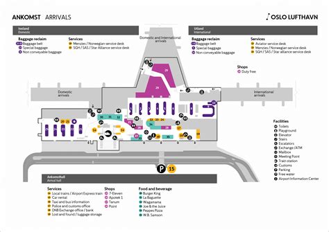 Oslo Gardermoen Osl Airport Terminal Map | Images and Photos finder