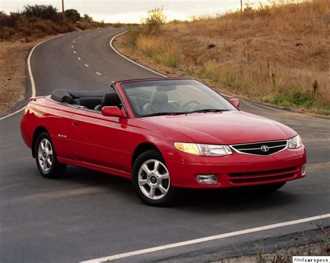 Toyota - Camry Solara I Convertible (Mark V) - 3.0i V6 24V (200 Hp ...