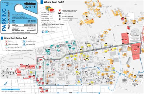 Part Iv: Map Purpose And Audience Throughout Penn State Parking Lot Map ...