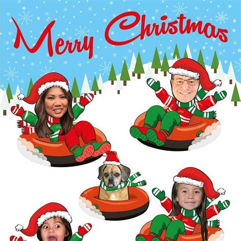 Personalized Family Christmas Card Funny Photo Christmas Card - Etsy ...