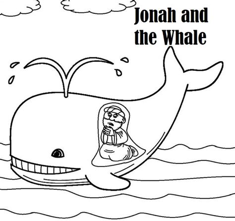 A Wonderful of Collection Stories, Jonah and the Whale Coloring Pages ...