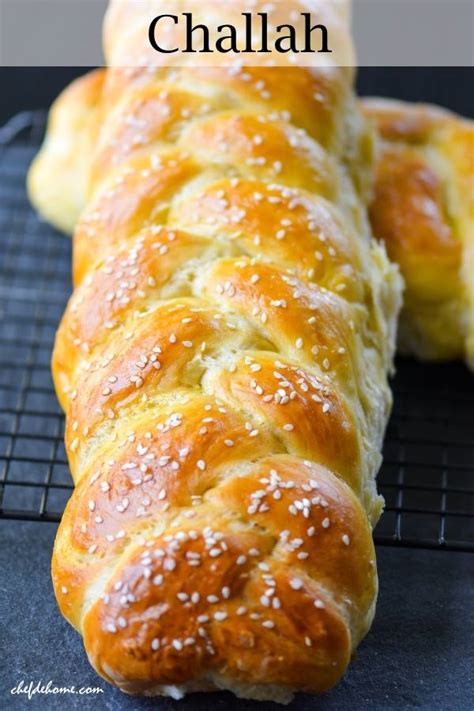 Traditional Braided Challah Bread Recipe | ChefDeHome.com