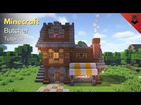 Minecraft: How to Build a Medieval Butcher's House | Butcher Shop ...