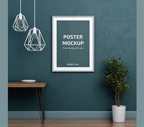 Interior Poster Free PSD Mockup » CSS Author