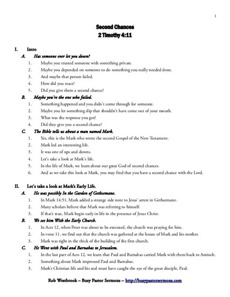 Free Printable Sermon Notes Template