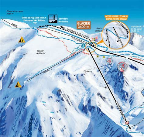 Les Deux Alpes Ski Resort Piste Maps