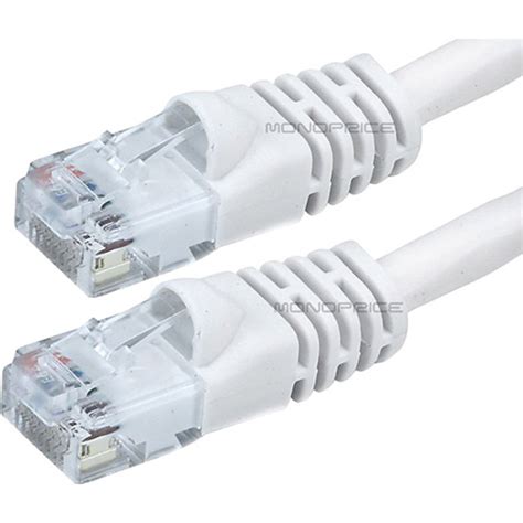 Monoprice 100FT 24AWG Cat6 550MHz UTP Ethernet Bare Copper Network ...