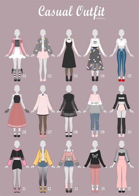 (OPEN 5/15) CASUAL Outfit Adopts 34 by Rosariy | Art clothes, Fashion ...